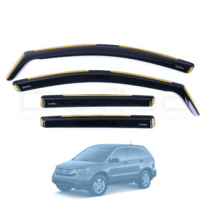 Honda CRV 2007-2010 Deflec Smoked Wind Deflectors (5 Door) (4 pc)