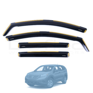 Honda CRV 2011-2016 Deflec Smoked Wind Deflectors (5 Door) (4 pc)