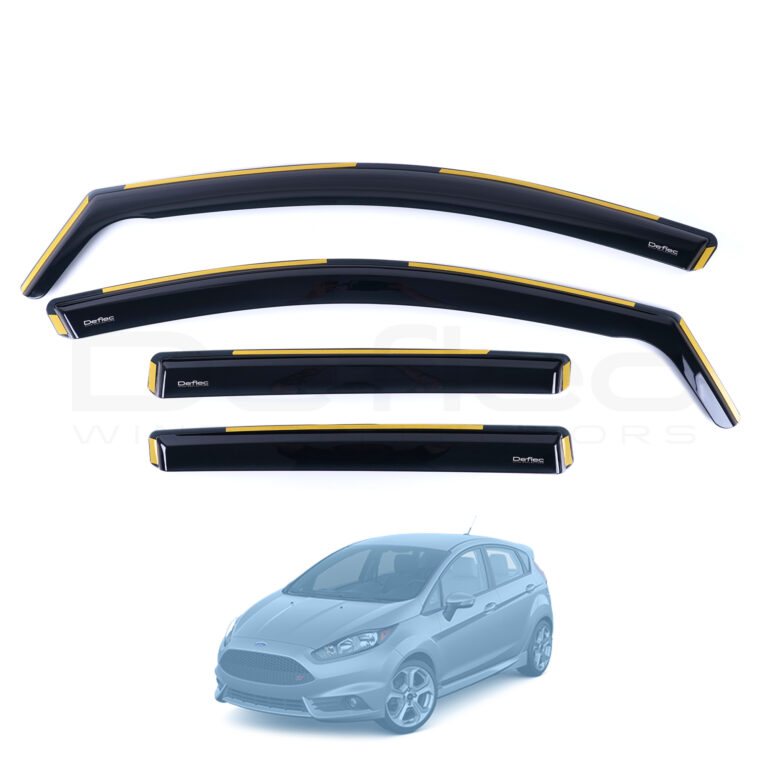 Ford Fiesta MK6 2008-2017 Deflec Wind Deflectors (5 Door) (4 pc) - Deflec