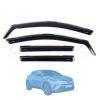 Toyota CHR 2016 - 2023 Deflec Smoked Wind Deflectors (5 Door) (4 pc)