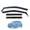 VW Tiguan 2016-2023 Deflec Smoked Wind Deflectors (5 Door) (4 pc)