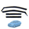 Skoda Rapid Saloon 2013 Onwards Deflec Smoked Wind Deflectors (5 Door) (4 pc)