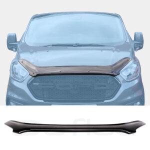 Ford Transit Custom 2018-2022 Deflec Bonnet Deflector – Gloss Black