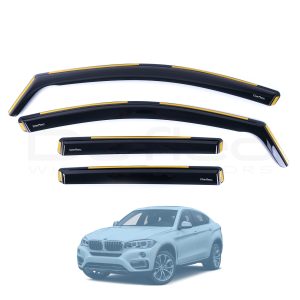 BMW X6 14-19 Deflec Smoked Wind Deflectors (4pc)