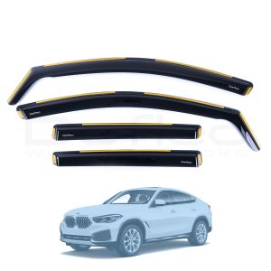 BMW X6 2019 Onwards Deflec Smoked Wind Deflectors (4pc)