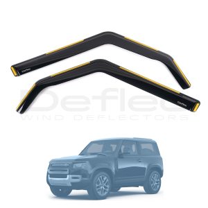 Defender 90 2020 Onwards Deflec Smoked Wind Deflectors (2pc)