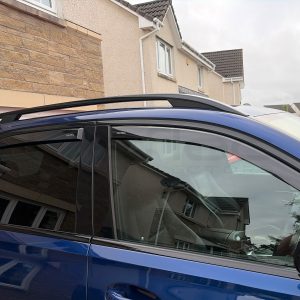 Alternative view of Mercedes GLE 2020 Onwards Deflec Smoked Wind Deflectors (4pc)