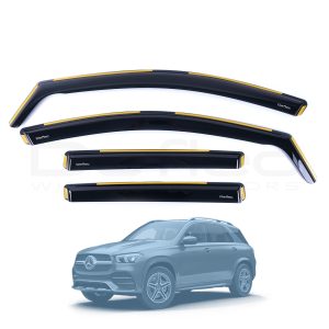 Mercedes GLE 2020 Onwards Deflec Smoked Wind Deflectors (4pc)