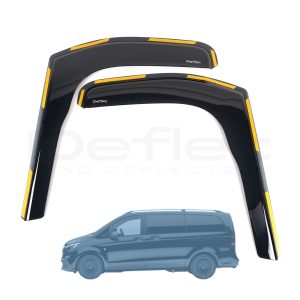 Mercedes Vito 03-14 Deflec Smoked Wind Deflectors (2pc)