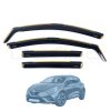 Renault Clio 2023 Onwards (Facelift Model) Deflec Smoked Wind Deflectors (4pc)