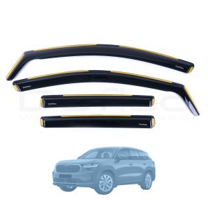 Skoda Kodiaq 2024 Onwards Deflec Smoked Wind Deflectors (4pc)
