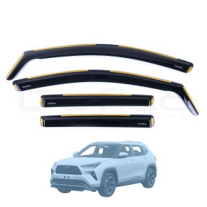 Toyota Yaris Cross 2021 Onwards Deflec Smoked Wind Deflectors (4pc)