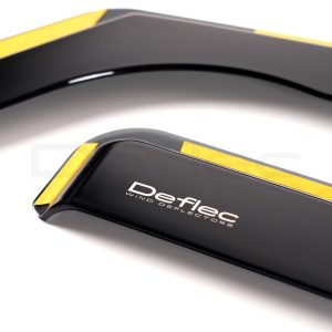 Alternative view of Seat Leon 2006-2012 Deflec Smoked Wind Deflectors (5 Door) (4 pc)
