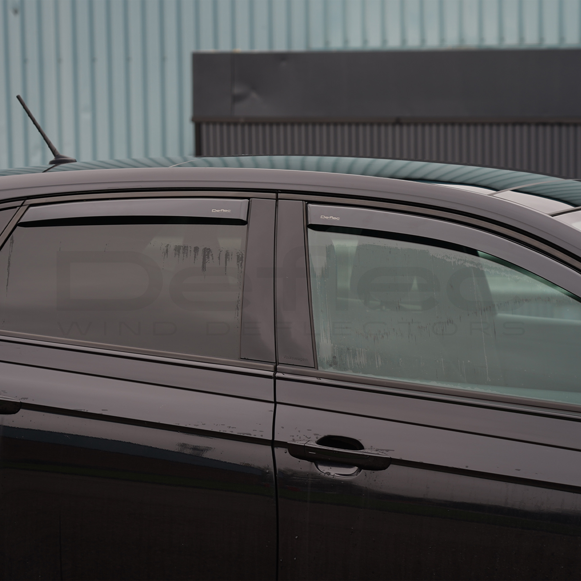 VW Polo Hatchback 2017 Onwards Deflec Smoked Wind Deflectors (4pc) - Image 3