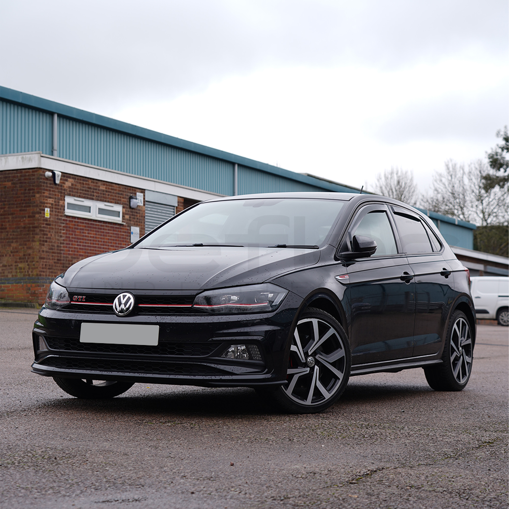 VW Polo Hatchback 2017 Onwards Deflec Smoked Wind Deflectors (4pc) - Image 2